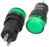 Світлодіодний індикатор AD16-16Е 12V зелений d=16мм Daier 1013199