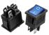 Переключатель KCD1-201N-4 ON-OFF (4pin) синий 6А Daier 1015679