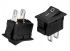 Перемикач KCD1-101 ON-OFF 6А 250В (2pin) чорний Daier 1015596