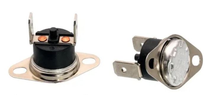 Термореле&nbsp;KSD301-80, 250V, 10A, (80°C) з кнопкою Daier&nbsp;1002790
