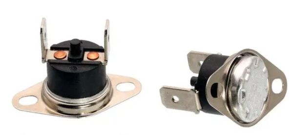 Термореле KSD301-90, 250V, 10A, (90°C) з кнопкою Daier 1002792