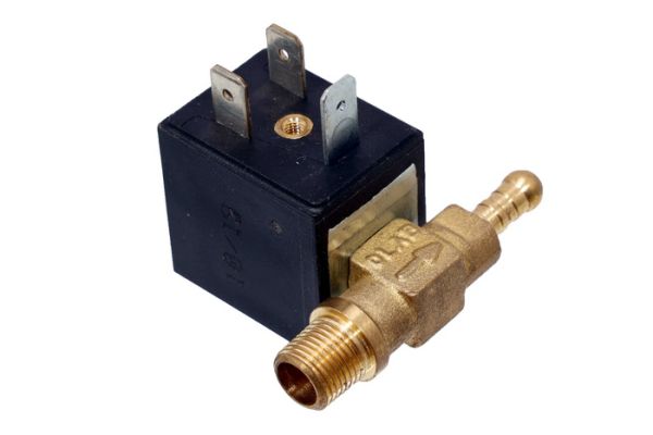 Клапан для кавомашини 1/8 male + pipe at 180 ° 4W 220v
