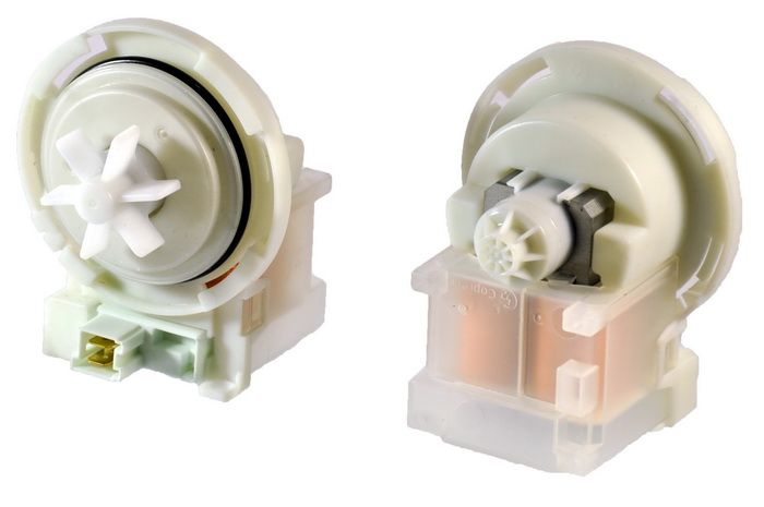 Насос сливной для стиральной машины Bosch KEBS111/093 клеммы спереди слитно 30W Copreci 00786729