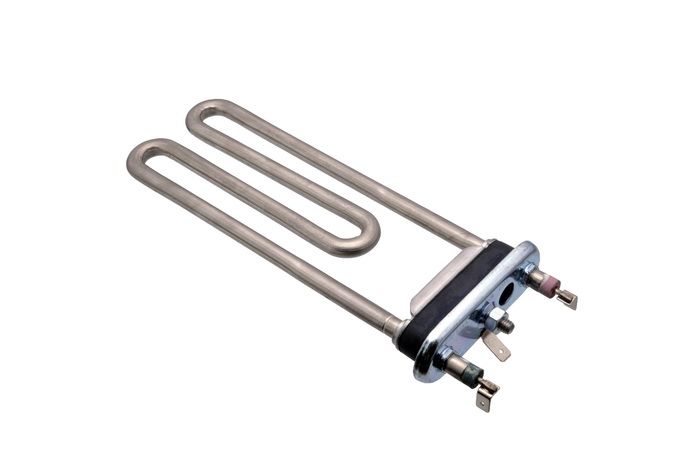 Тен для пральної машини Ariston 1900W L=185мм з буртом з отвором C00273277 TPO-190-LB
