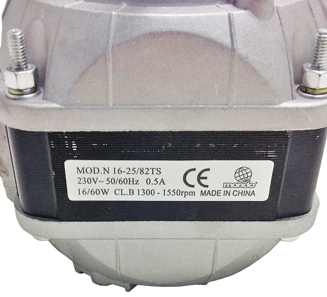 Двигатель вентилятора для холодильных установок 25W  220-240V 50/60Hz 1300-1550 об/мин mod 25W-40/82TS