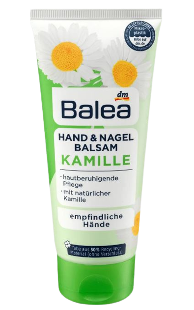 Крем для рук Balea Kamille Hand Nagelbalsam зволожуючий 100 мл 4066447110111