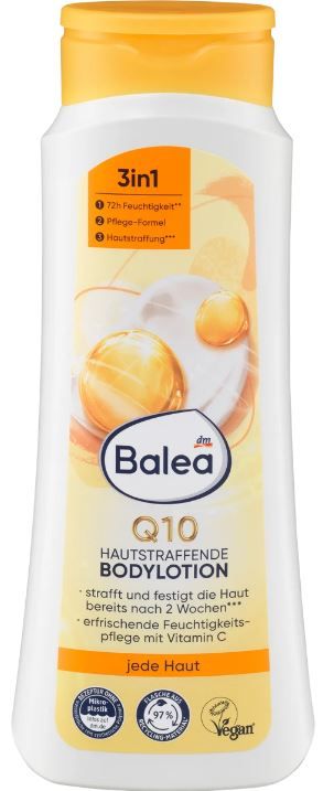 Лосьйон для тіла для пружності шкіри Balea Bodylotion Q10 400мл Німеччина 4066447366082