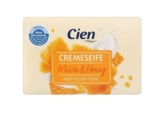 Крем-мыло Cien Creme Seife Milch & Honig с молоком и медом 150гр. Германия 4056489366478