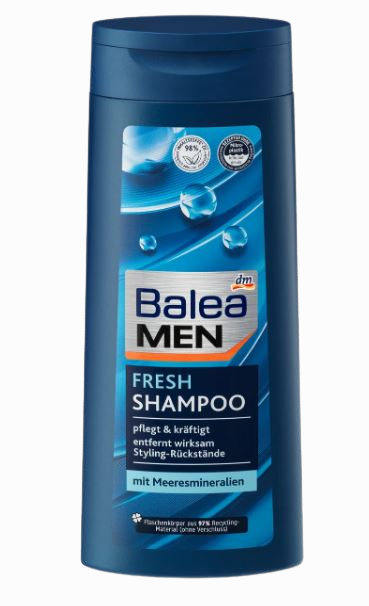 Шампунь освіжаючий чоловічий Balea Men Fresh (300мл) Німеччина 4066447091748
