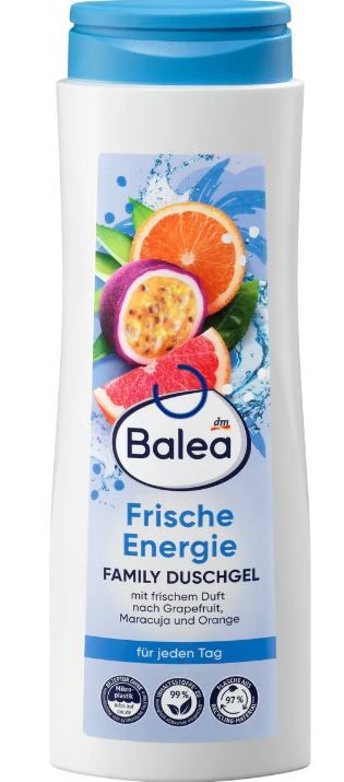 Крем-гель для душу для всієї родини Balea Frische Energie 500 мл Німеччина DM-032