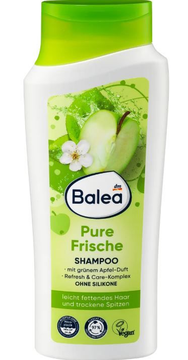 Шампунь Balea Pure Frishe для жирного волосся 300мл Німеччина 4058172920981
