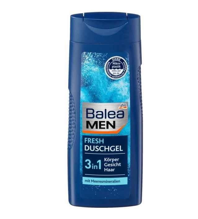Гель для душа Balea Men Duschgel Fresh  3 в 1 300мл Германия 4066447054613