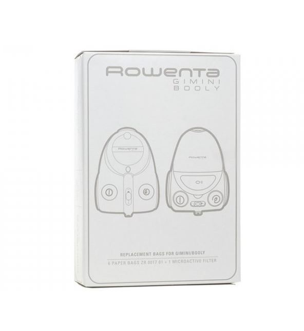 Мешки для сбора пыли пылесоса Rowenta одноразовые бумажные 6 шт. оригинальные ZR001701