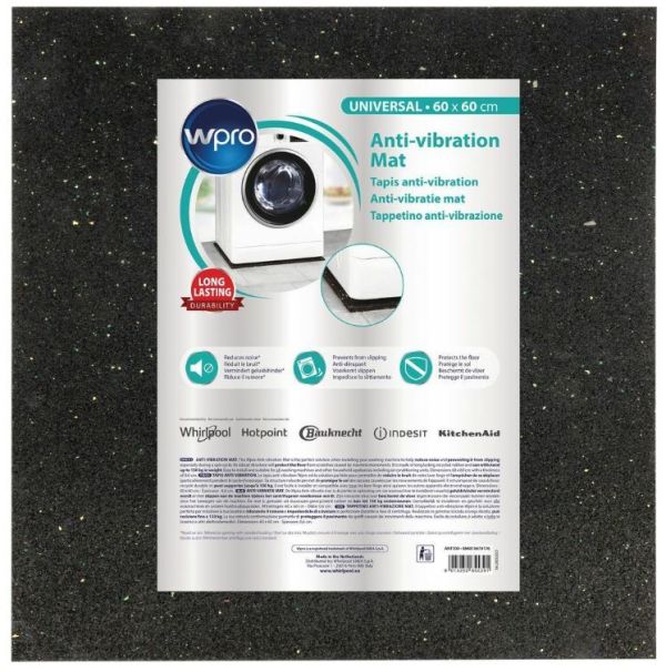 Антивібраційний килимок для пральних машин 60x60см Whirlpool 484010678176