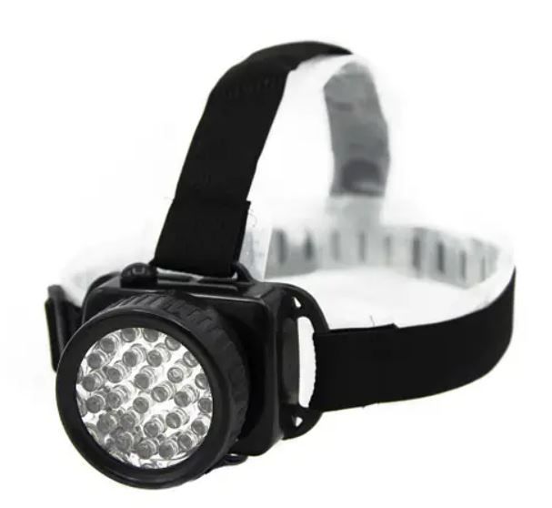 Фонарь светодиодный налобный DQ-539 28LED (3*AAA) 1338