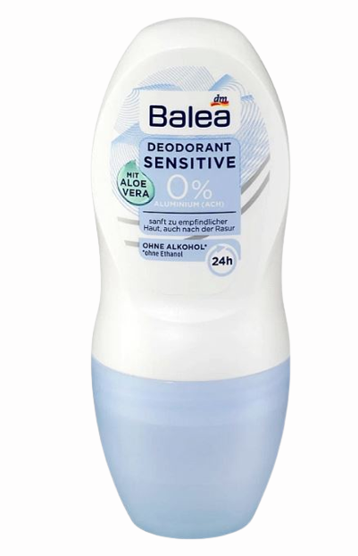Дезодорант для жінок кульковий Balea Sensitive 50мл Німеччина 4058172739095