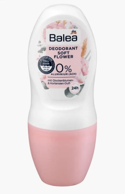 Дезодорант для жінок кульковий Balea Soft Flower 50мл Німеччина 4058172921308