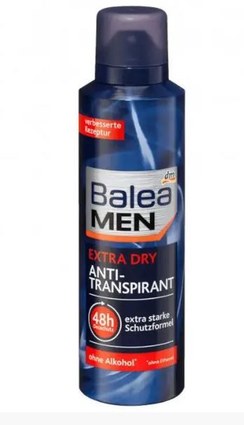Дезодорант для чоловіків аерозоль Balea Extra Dry 200мл Німеччина 4066447161199
