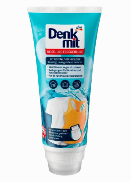 Універсальний засіб для виведення плям Denkmit Fleckentube тюбик 200мл 4058172348570