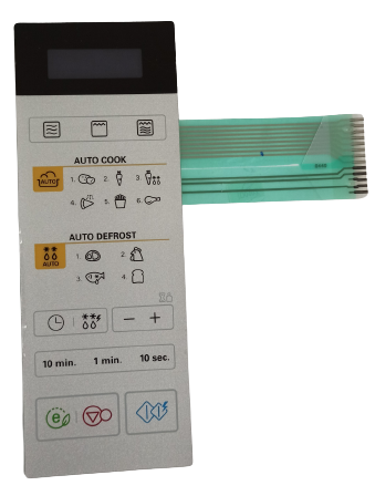 Клавіатура до мікрохвильової печі LG MF6543AFK оригінальна MFM62938702