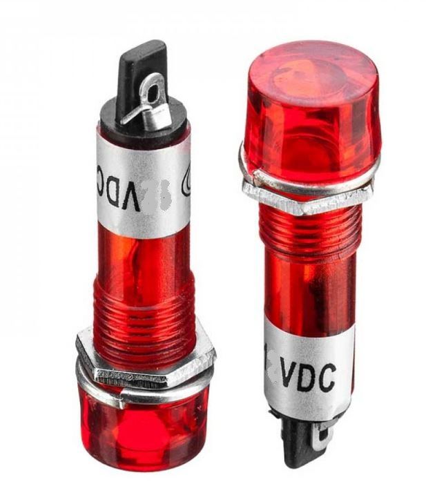 Світлодіодний індикатор XD10-3 220V червоний d=10мм Daier 1013214