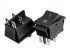 Переключатель KCD2-201, ON-OFF, 16А (4pin), 250V, черный Daier 1015686