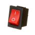 Перемикач KCD1-101 ON-OFF 6А (2pin) червоний Daier 1018160