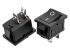Перемикач KCD1-101-1 ON-OFF 6А (2pin) чорний Daier 1015600