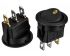 Переключатель KCD1-101EN-8 ON-OFF LED черный 250В 6А Daier 1015628