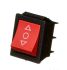 Перемикач KCD2-203 ON-OFF-ON (6 pin) червоний 250В 16А Daier 1018198