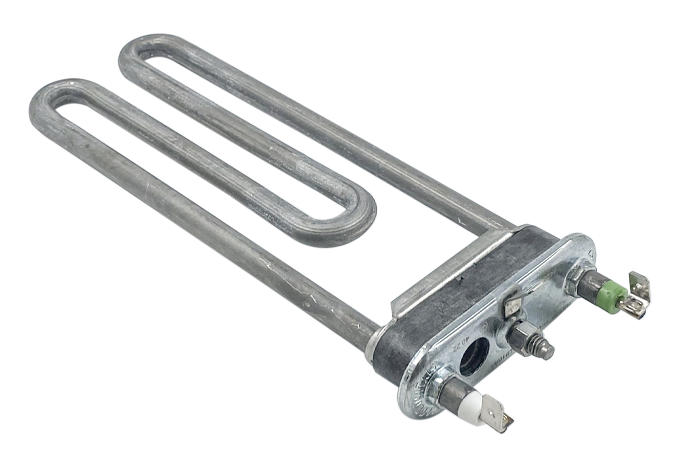 Тэн для стиральной машины Ariston 1700W L=195мм без бурта с отверстием  TPO-193-SG