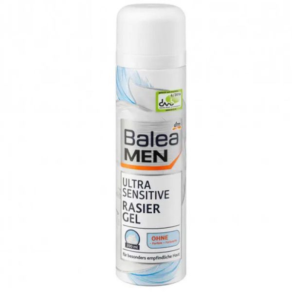 Гель для гоління освіжаючий Balea Ultra Sensitive 200мл 4058172488177