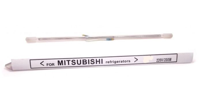 ТЕН відтайки для холодильника універсальний скляний Mitsubishi 145W 35см(14") TO-005