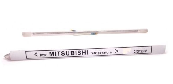 ТЕН відтайки для холодильника універсальний скляний Mitsubishi 160W 38см (15") TO-006