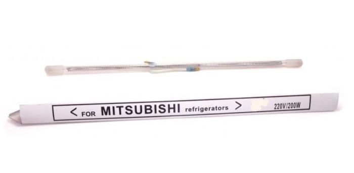 ТЭН оттайки для холодильника универсальный стекляный Mitsubishi 160W 38см (15") TO-006