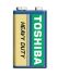Батарейка крона Toshiba 9V сольова 6F22 HEAVY DUTY 1206