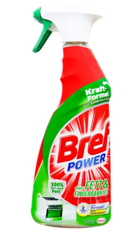 Засіб для чищення жирних поверхонь Bref Power Fett und Eingebranntes 750мл. Henkel 4015000970921