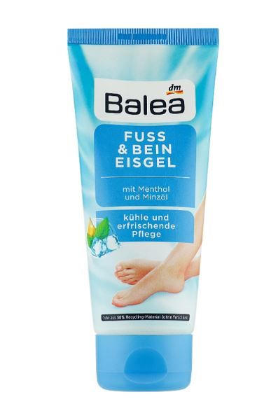 Крем для догляду за шкірою ніг охолоджувальний Balea Fuss Bein Eisgel 100мл Німеччина 4066447103236