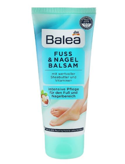 Крем для ніг та нігтів Balea Fuss $ Nagel Balsam 100мл Німеччина 4066447078619