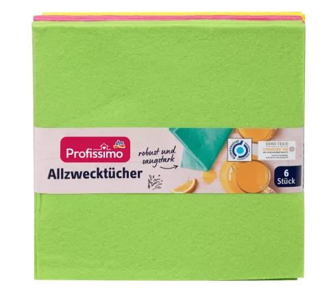 Універсальні серветки для збирання Profissimo Allzwecktucher 6шт. 4066447265354