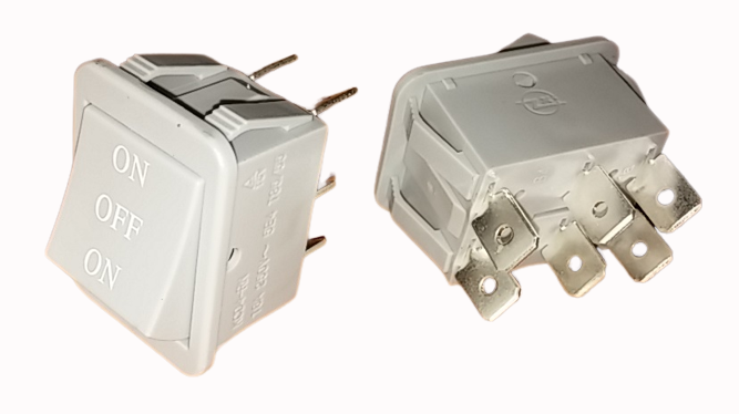 Мережева кнопка для м'ясорубки Белвар з реверсом KCD4-RN 16A 250V оригінальна 2903704