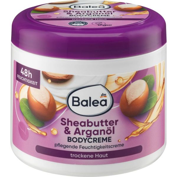 Крем для тіла зволожуючий Balea Sheabutter Arganol 500мл 4066447109412