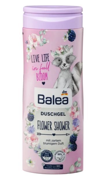 Гель для душа Balea Flower Shower 300мл 4066447234497