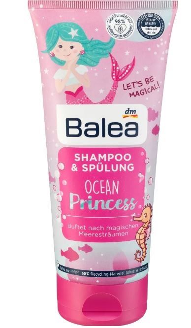 Шампунь кондиционер детский Balea Shampoo Spulung Ocean Princess 4066447101058
