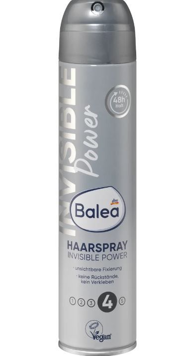 Лак для волосся Balea Invisible Power-4 300мл 4058172619014