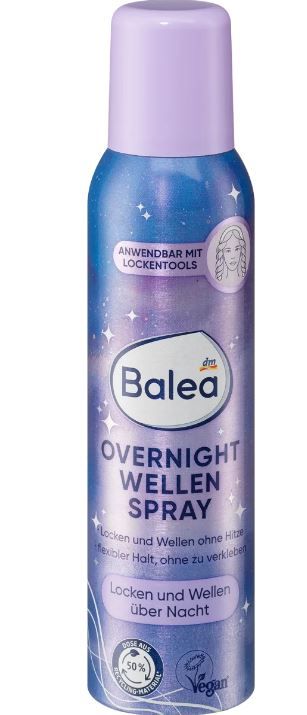 Спрей для створення локонів протягом ночі Balea Overnight Wellenspray 150 мл. 4066447438802
