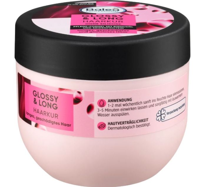 Средство по уходу за волосами Balea Glossy Long Haarkur 300мл 4066447665598