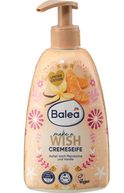 Рідке крем-мило для рук у дозаторі Balea Make Wish 500мл 4066447477177