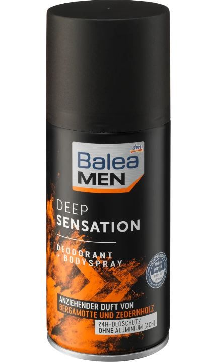 Дезодорант антиперспірант для чоловіків Balea Balea Men Deep Sensation аерозоль 150мл. 4066447413076