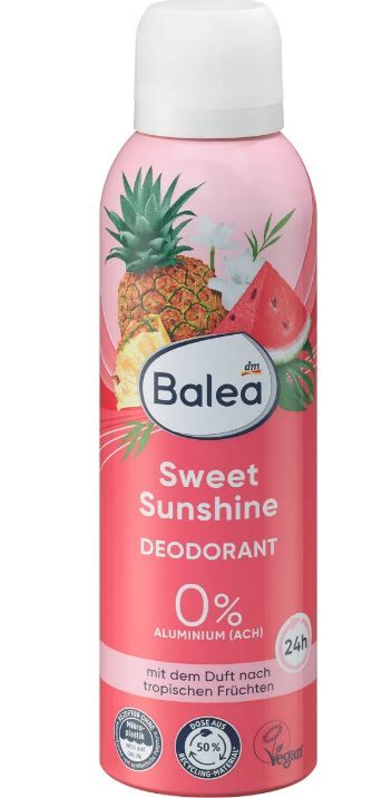 Дезодорант для женщин Balea Sweet Sunshine аэрозоль тропические фрукты 200мл 4066447410563